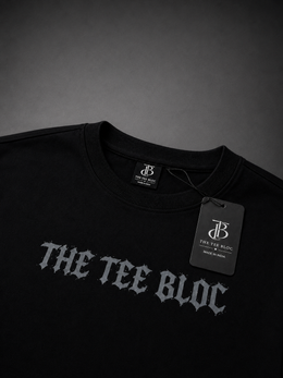 CRYSTAL TEE JET BLACK