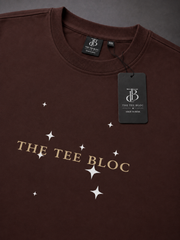 SCRIPT TEE BROWN