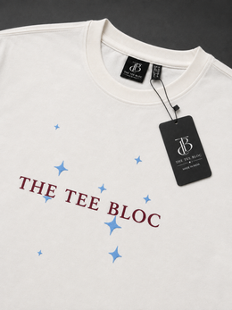 SCRIPT TEE OFF-WHITE