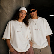 SCRIPT TEE OFF-WHITE