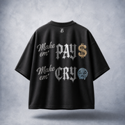 CRYSTAL TEE JET BLACK