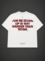 SCRIPT TEE OFF-WHITE